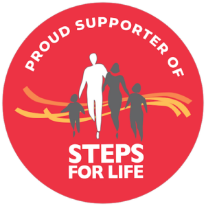 Steps For Life Supporter Badge